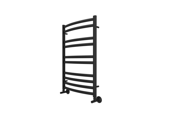 Полотенцесушитель водяной 500х800 Aquatek Лугано, черный муар арт. AQ DOC1080BL