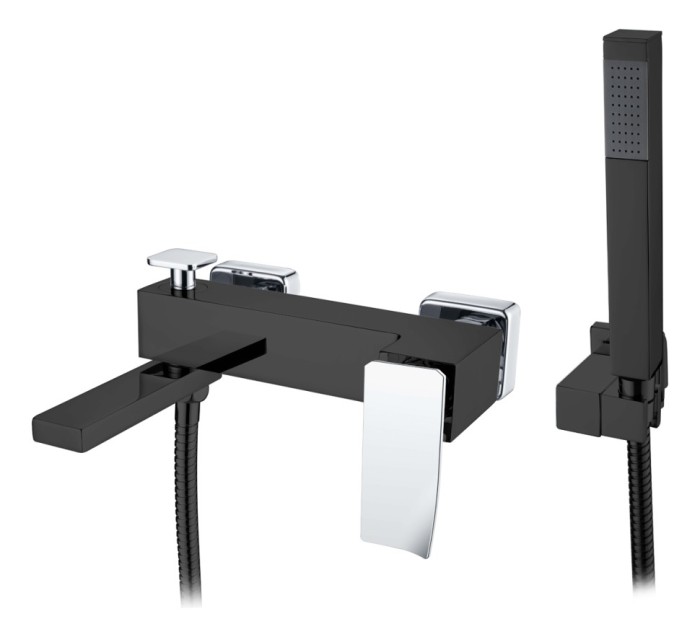 Смеситель для ванны blackchrome.2, Boheme Q - 143-BCR.2