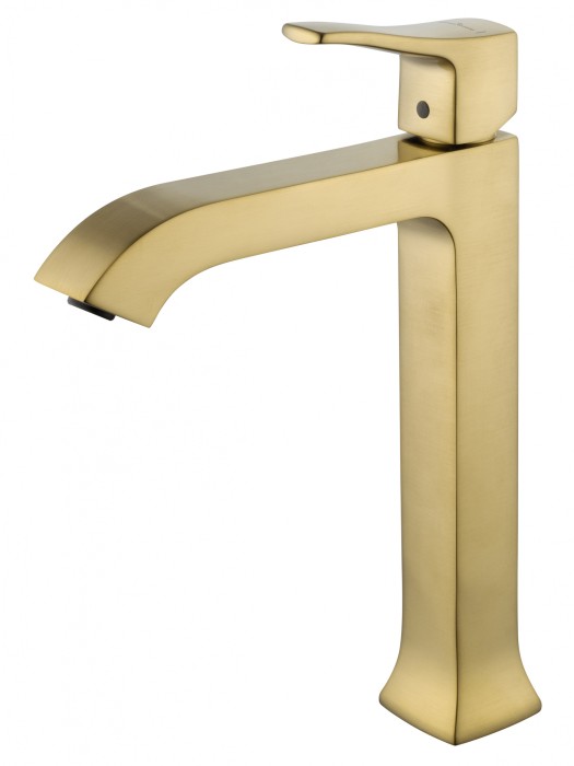 Смеситель для раковины высокий, Wonzon &amp; Woghand Flex, WW-88019072-BG цвет: золото