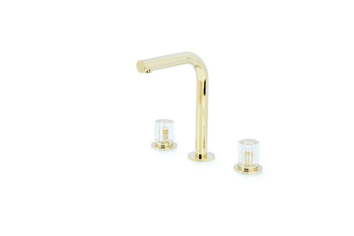 Смеситель на столешницу на 3 отв. Gold, Boheme Elegante - 152-G-EL