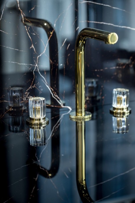 Смеситель на столешницу на 3 отв. Gold, Boheme Elegante - 152-G-EL