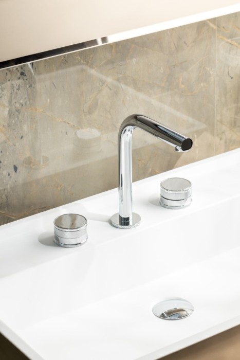 Смеситель на столешницу на 3 отв. Chrome, Boheme Prestige - 152-CR-PR