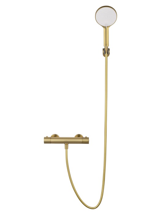 Смеситель для душа с термостатом, Wonzon & Woghand Inn, WW-B2065-A-BG цвет: золото