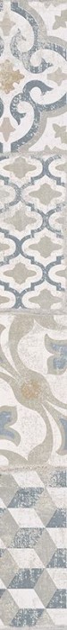 Бордюр cерый 5.4x50 GLOBAL TILE Safi арт. GT78VG