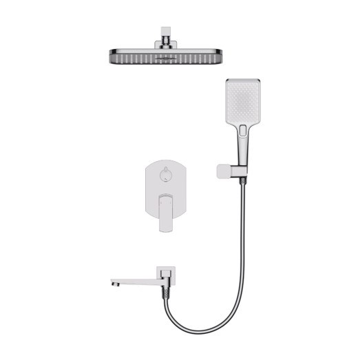 Душевая система встраиваемая, Wonzon &amp; Woghand Forza, WW-939031-CR цвет: хром