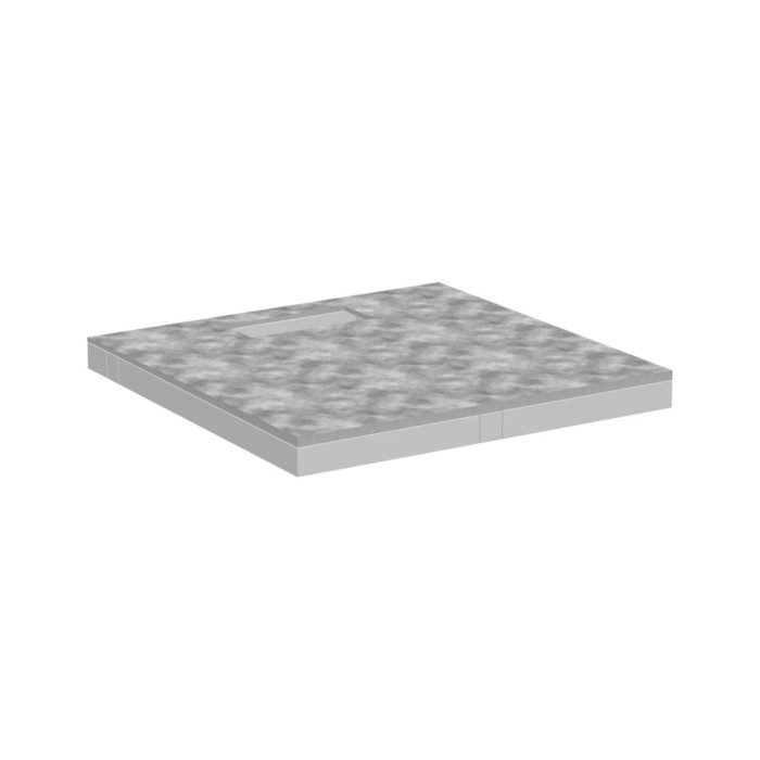 Душевой элемент Board 1000/1000 со скрытой частью для трапа, под облицовку RainDrain Hansgrohe, плиткой арт. 56256000