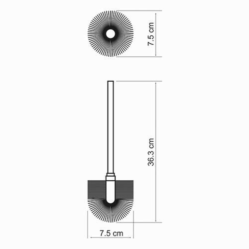 Ершик для унитаза запасная WasserKRAFT арт. K-026