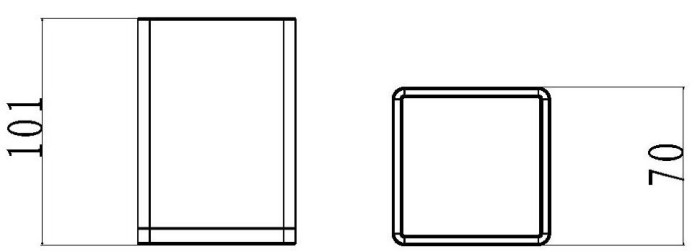 Стакан для зубных щеток, Boheme 10961-B-CR