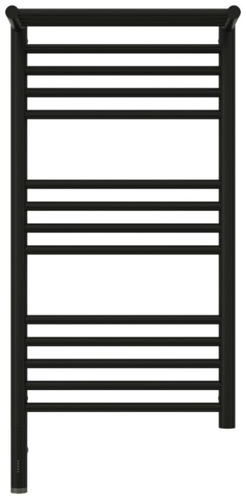 Сунержа Электрический полотенцесушитель 800x400, Богема 3.0 с 1 полкой, 31-5806-8040 цвет: матовый чёрный
