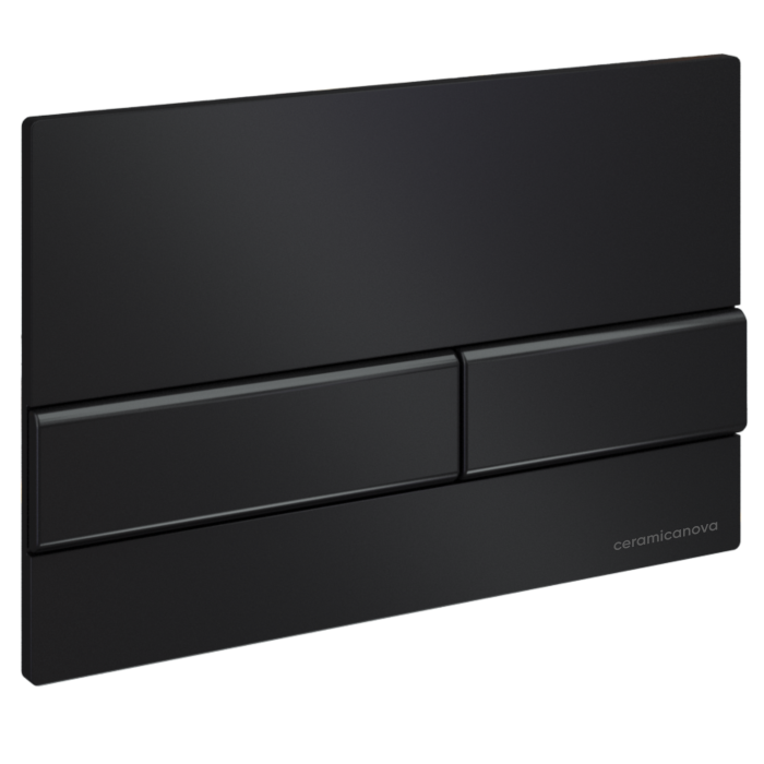 Инсталляция с кнопкой Ceramicanova Envision/ flat, черный арт. CN1002B