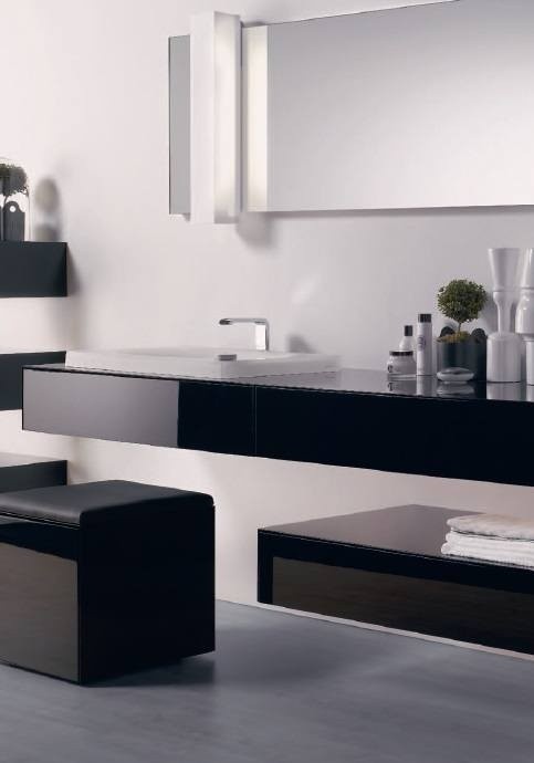 Шкаф под раковину, подвесной, NEOREST/LE TOTO, FU10003A-MB цвет: черный