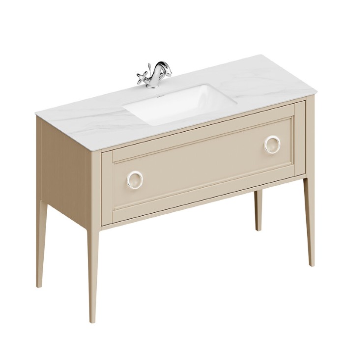 Тумба напольная 1 ящик 120см, Plaza classic Kerama Marazzi, бежевый - PL.CN.120.1\CAP.M