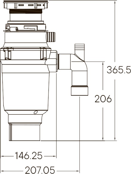 Измельчитель пищевых отходов INTENSO  Paulmark  - I-400