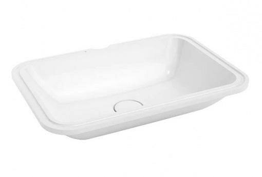 Раковина 55 см, Plaza Kerama Marazzi, белый - PLR.wbu.55