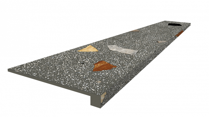 Ступень блэк фронт 33x120 Coliseum Gres Palladio арт. 620070002370