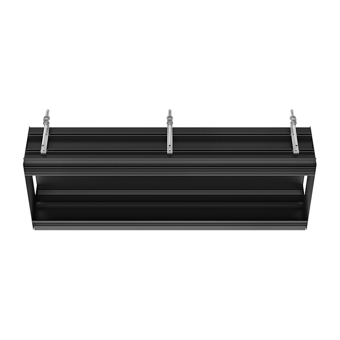 Профиль линейный 1090 мм, без подготовки под модули, Gessi Binario, black xl арт. 61019#299