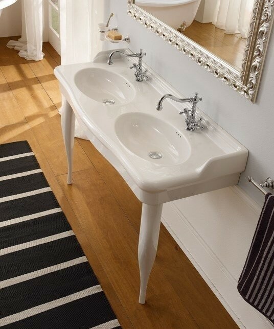 Ножки керамические 2 шт, цвет белый, Scarabeo Castellana - 5304