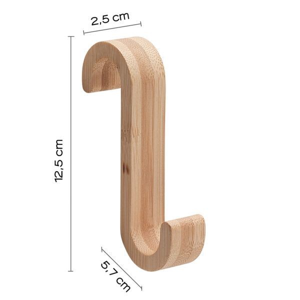 Крючок на полотенцесушитель из бамбука для полотенец G-Merlino Gedy, 2026(35)