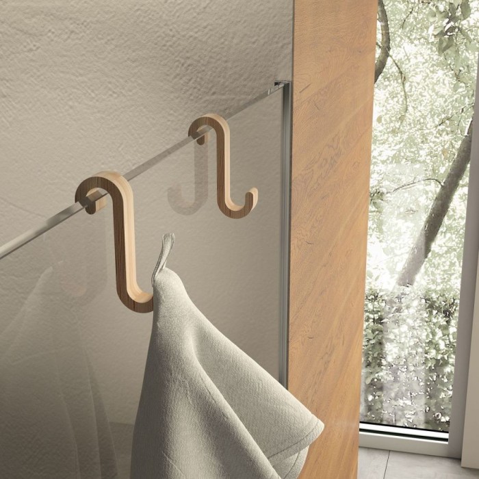 Крючок на полотенцесушитель из бамбука для полотенец G-Merlino Gedy, 2026(35)