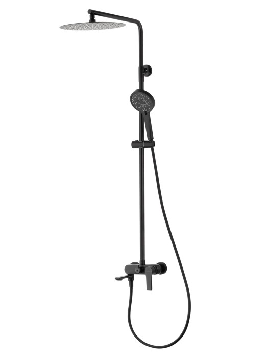 Душевая система, Wonzon &amp; Woghand Brilliant, WW-88047079-MB цвет: черный