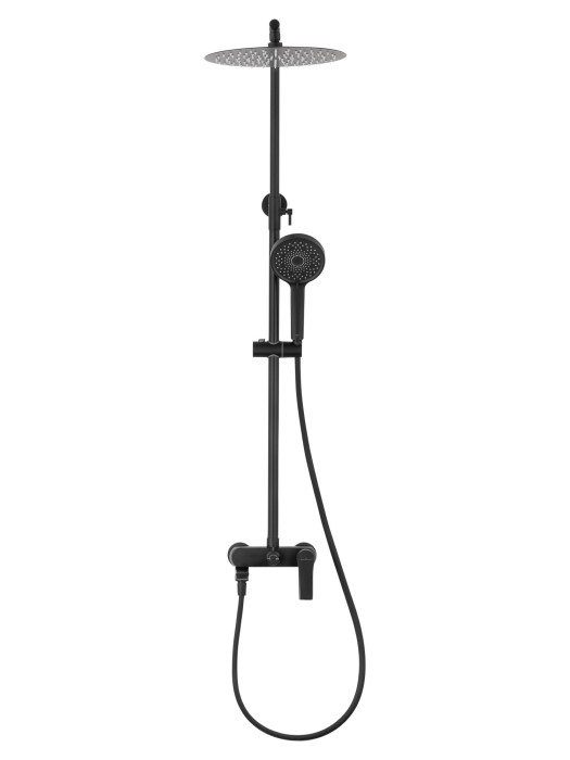 Душевая система, Wonzon & Woghand Brilliant, WW-88047079-MB цвет: черный