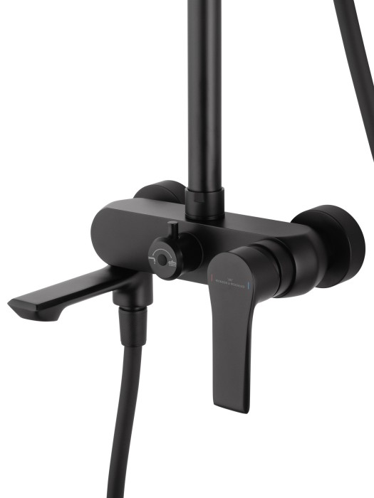 Душевая система, Wonzon & Woghand Brilliant, WW-88047079-MB цвет: черный