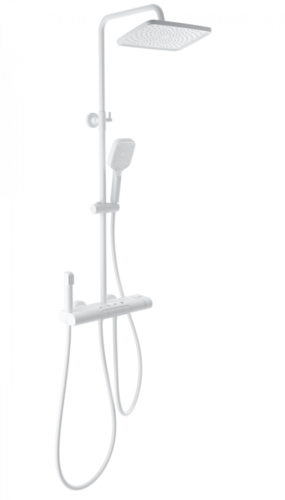 Душевая система с термостатом, Wonzon &amp; Woghand Muse, WW-B4129-MW цвет: белый