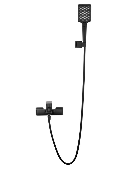Смеситель для ванны с душем, Wonzon & Woghand Edge, WW-88639003A-MB цвет: черный