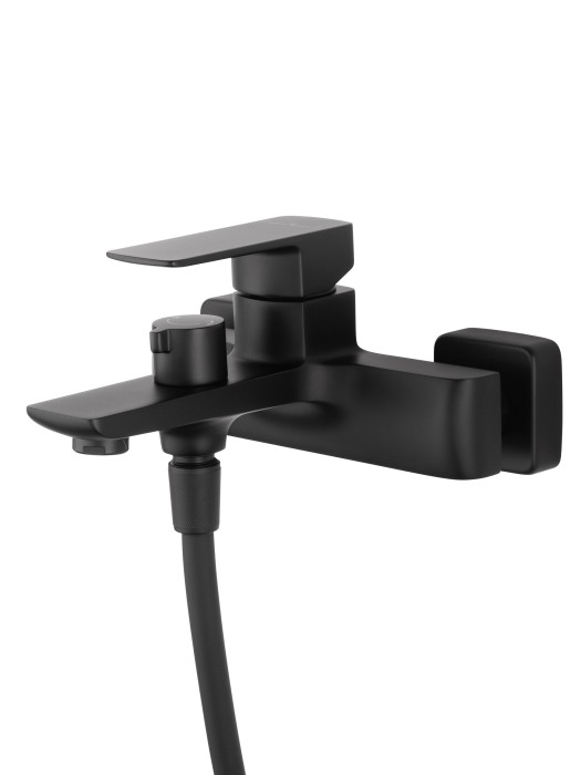 Смеситель для ванны с душем, Wonzon & Woghand Edge, WW-88639003A-MB цвет: черный