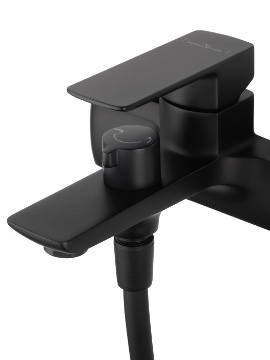 Смеситель для ванны с душем, Wonzon & Woghand Edge, WW-88639003A-MB цвет: черный