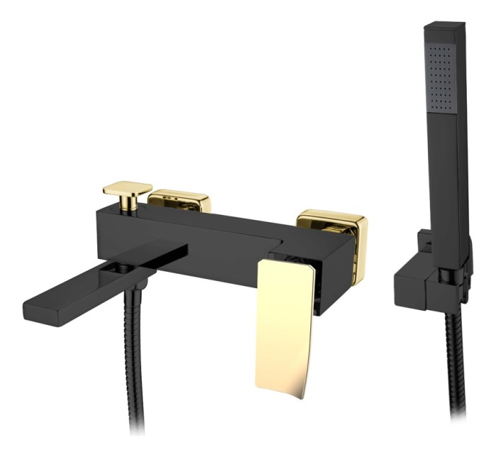 Смеситель для ванны blackgold.2, Boheme Q - 143-BG.2
