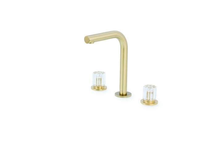 Смеситель на столешницу на 3 отв. Mat gold, Boheme Elegante - 152-MG-EL