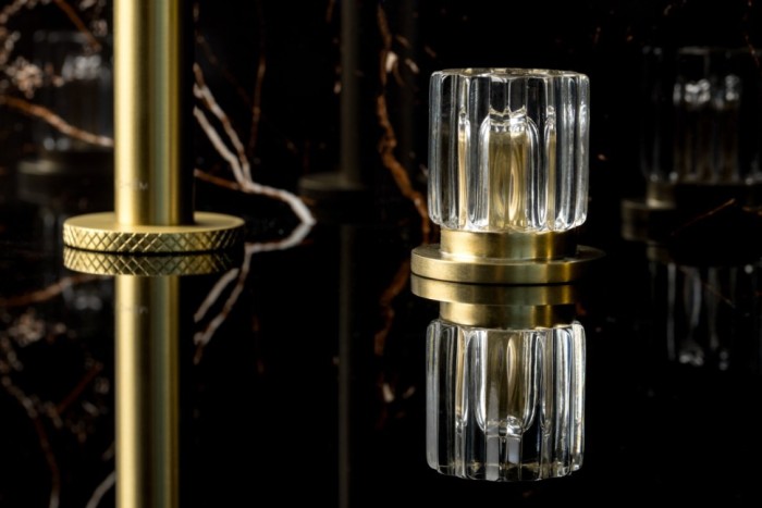 Смеситель на столешницу на 3 отв. Mat gold, Boheme Elegante - 152-MG-EL