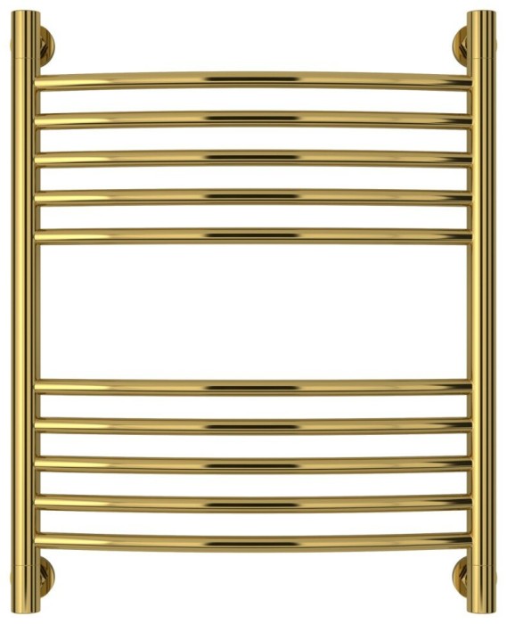 Сунержа Водяной полотенцесушитель 600x500, Богема+ выгнутая, 03-0221-6050 цвет: золото