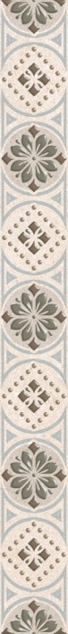 Бордюр светло-беж. 5,4x50 GLOBAL TILE Pavana арт. GT108VG