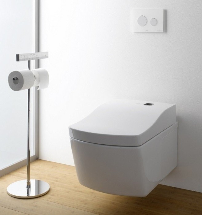 Подвесной унитаз с биде, Neorest TOTO, CW994P+TCF994WG-NW1 цвет: белый