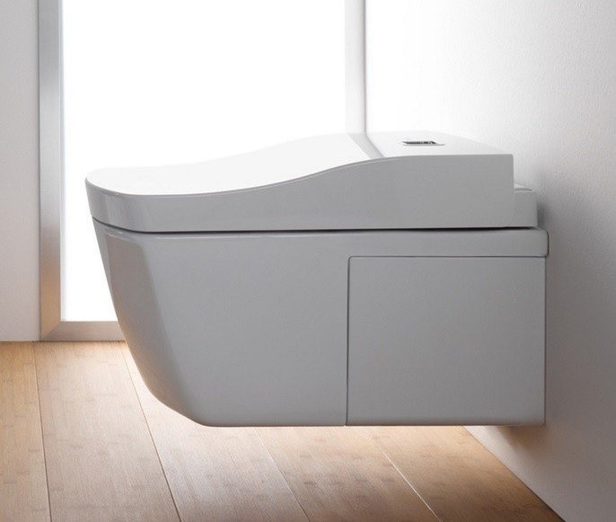 Подвесной унитаз с биде, Neorest TOTO, CW994P+TCF994WG-NW1 цвет: белый