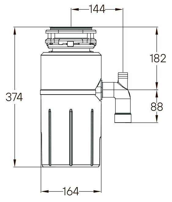 Измельчитель пищевых отходов INTENSO  Paulmark  - I-500