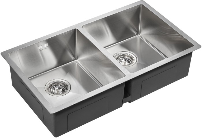 Мойка для кухни нержавеющая 780х440мм Paulmark TWIN, брашированная нерж.сталь - PM237844-BS