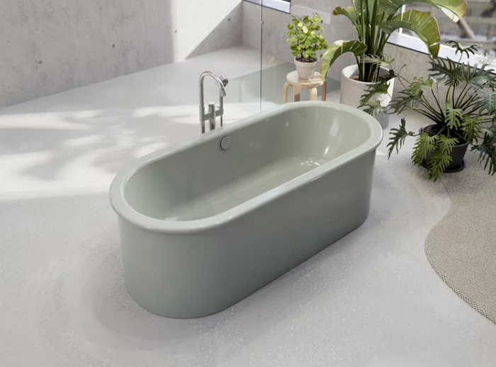 Ванна Bette BetteSuno Oval шгв 1775*775*420 BetteGlasur® Plus, цвет-Salvia