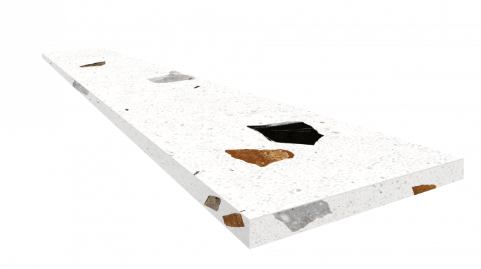 Ступень уайт угловая правая 33x120 Coliseum Gres Palladio арт. 620070002371