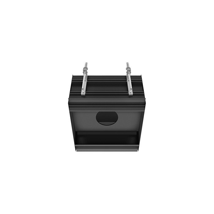 Профиль линейный 250 мм, для 1 модуля, установка Easy-Fix, Gessi Binario, black xl арт. 61121#299