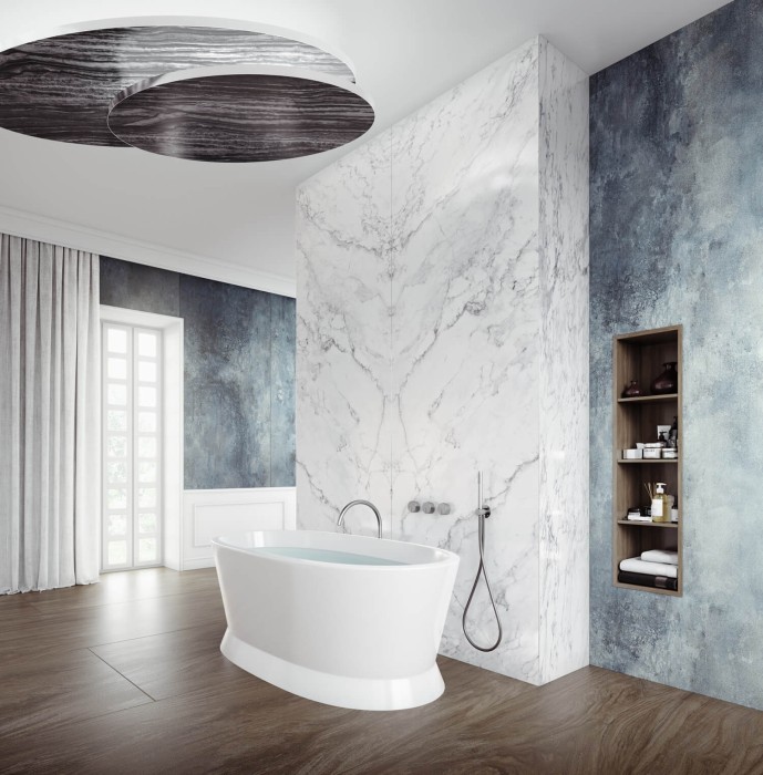 Керамогранит Kerama Marazzi Surface Laboratory Ноче коричневый обрезной 119,5х320х0,6 арт. SG072300R6