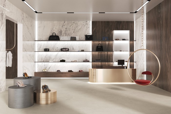 Керамогранит Kerama Marazzi Surface Laboratory Ноче коричневый обрезной 119,5х320х0,6 арт. SG072300R6