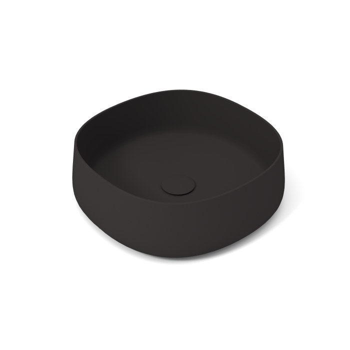 Накладная раковина, 45x45x15см, Olympia ceramica Paddle, черный матовый арт. PAD4B42023