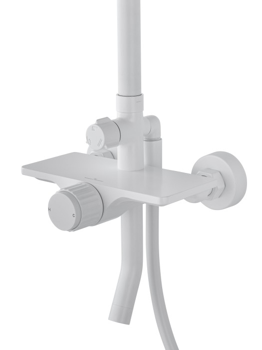 Душевая система, Wonzon & Woghand Click, WW-N3S962-MW цвет: белый