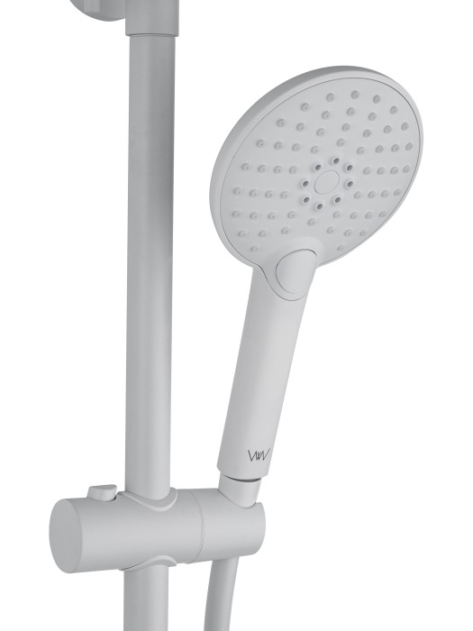 Душевая система, Wonzon & Woghand Click, WW-N3S962-MW цвет: белый