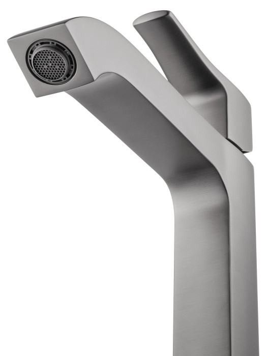 Смеситель для раковины высокий, Wonzon & Woghand Flex, WW-88019072-BGM цвет: графит