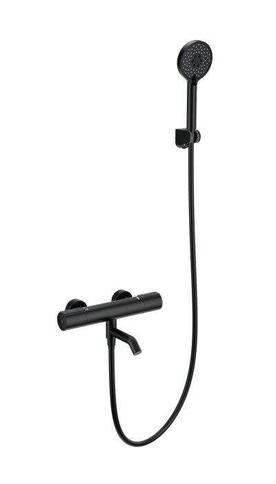 Смеситель для ванны с душем и термостатом, Wonzon &amp; Woghand Inn, WW-A2006-A1-MB цвет: черный