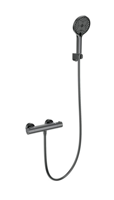 Смеситель для душа с термостатом, Wonzon &amp; Woghand Inn, WW-B2012-A-BGG цвет: графит